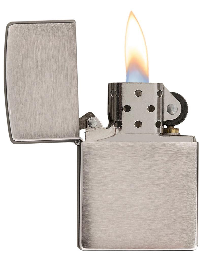 Briquet Tempête - Chrome Brushed